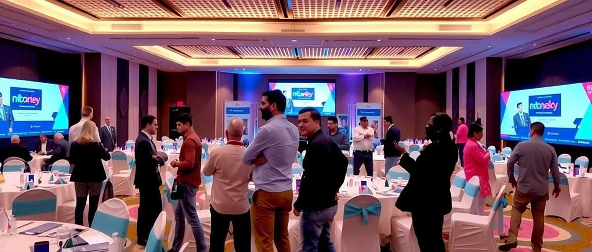 Mumbai Money Makers Mumbai Business Summit event showing conference halls and business networking